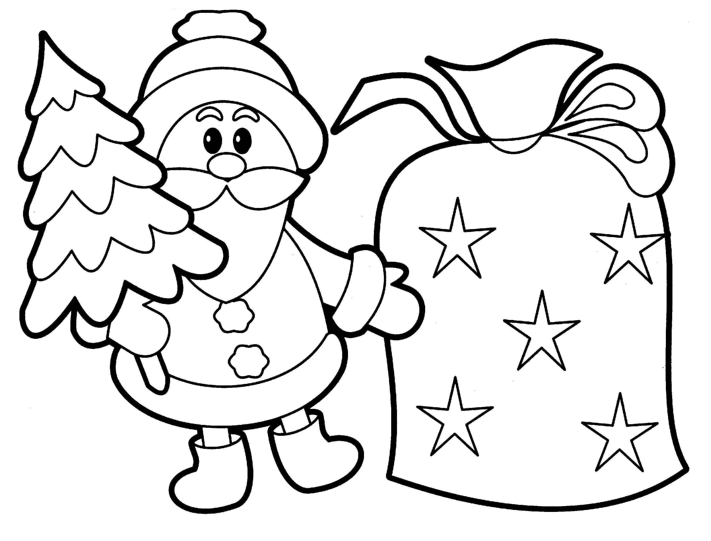 Dessin à colorier: Noël (Fêtes et Occasions spéciales) #54979 - Coloriages à Imprimer Gratuits