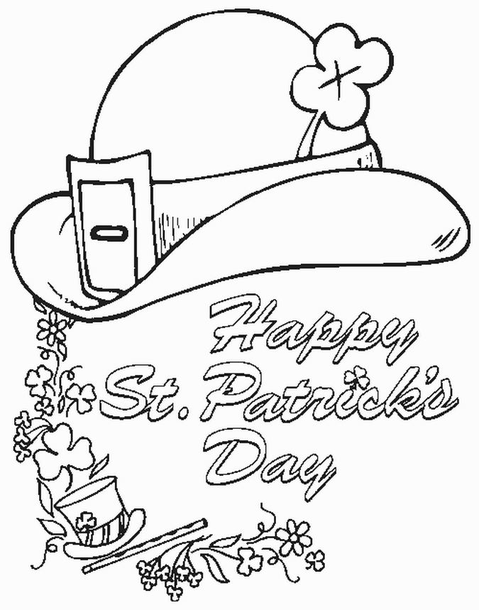 Dessin à colorier: Saint Patrick (Fêtes et Occasions spéciales) #57926 - Coloriages à Imprimer Gratuits