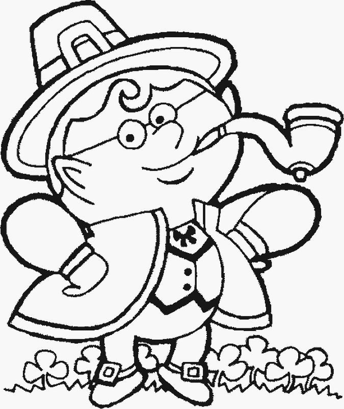 Dessin à colorier: Saint Patrick (Fêtes et Occasions spéciales) #57937 - Coloriages à Imprimer Gratuits