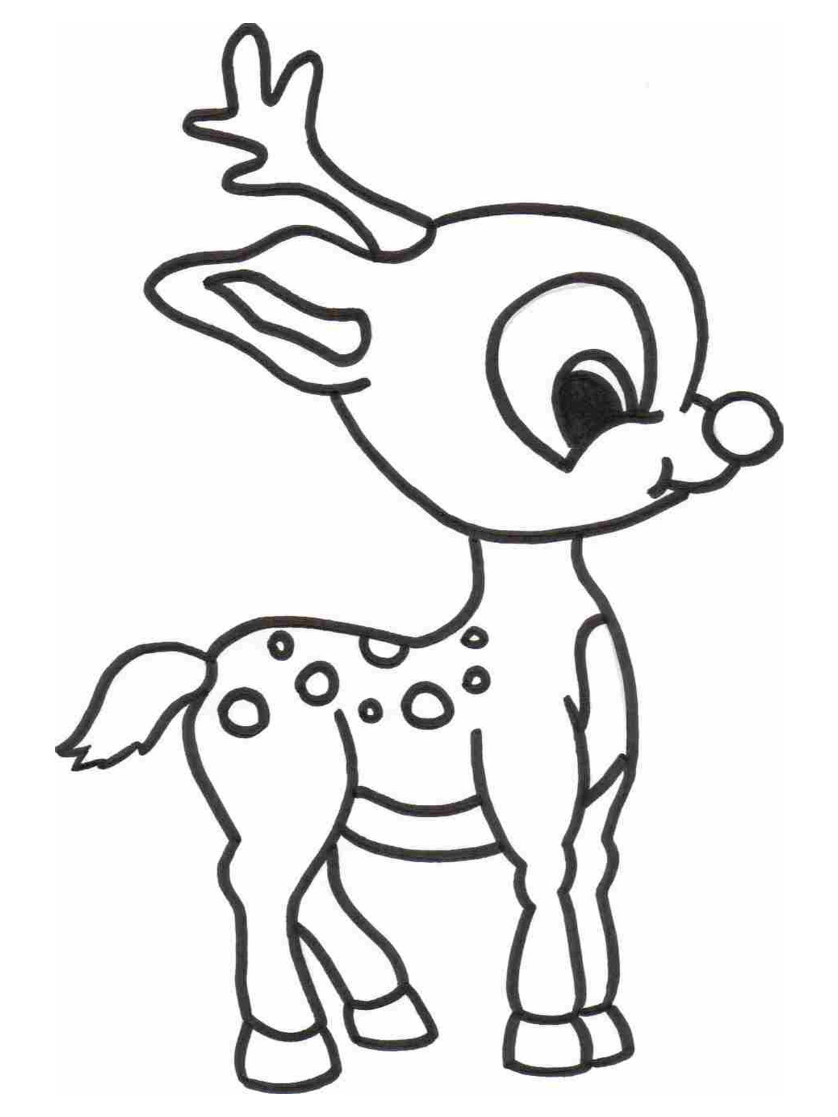 Dessin à colorier: Bambi (Films d'animation) #128797 - Coloriages à Imprimer Gratuits