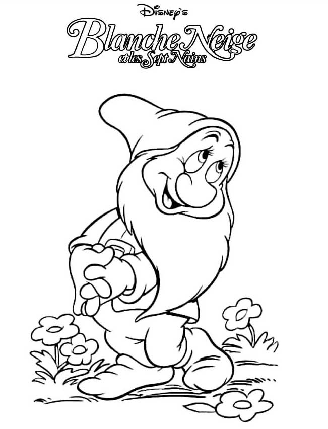 Dessin à colorier: Blanche Neige et les Sept Nains (Films d'animation) #133899 - Coloriages à Imprimer Gratuits