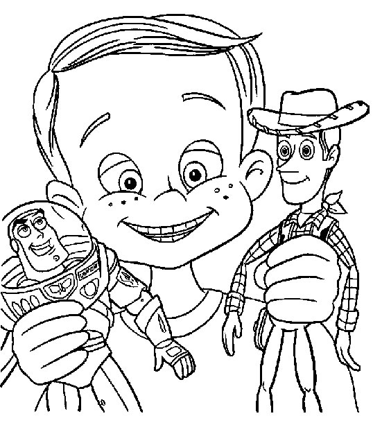 Dessin à colorier: Histoire de jouets (Toy Story) (Films d'animation) #72441 - Coloriages à Imprimer Gratuits