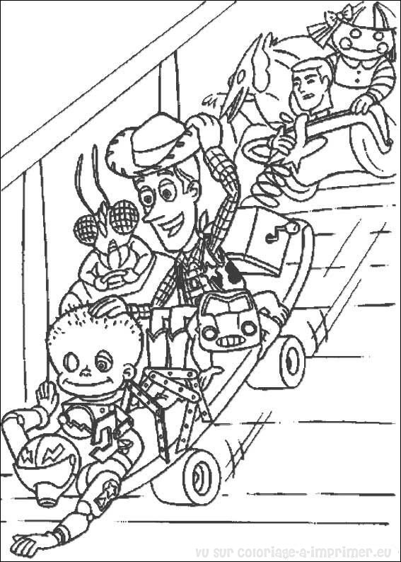 Dessin à colorier: Histoire de jouets (Toy Story) (Films d'animation) #72499 - Coloriages à Imprimer Gratuits