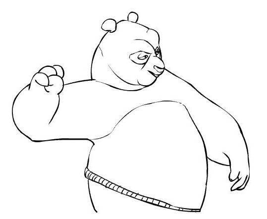 Dessin à colorier: Kung Fu Panda (Films d'animation) #73370 - Coloriages à Imprimer Gratuits