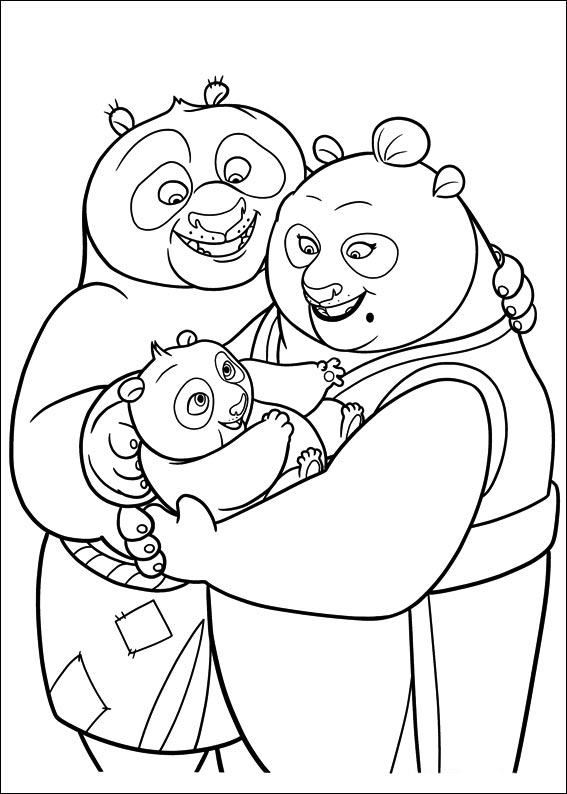 Dessin à colorier: Kung Fu Panda (Films d'animation) #73412 - Coloriages à Imprimer Gratuits
