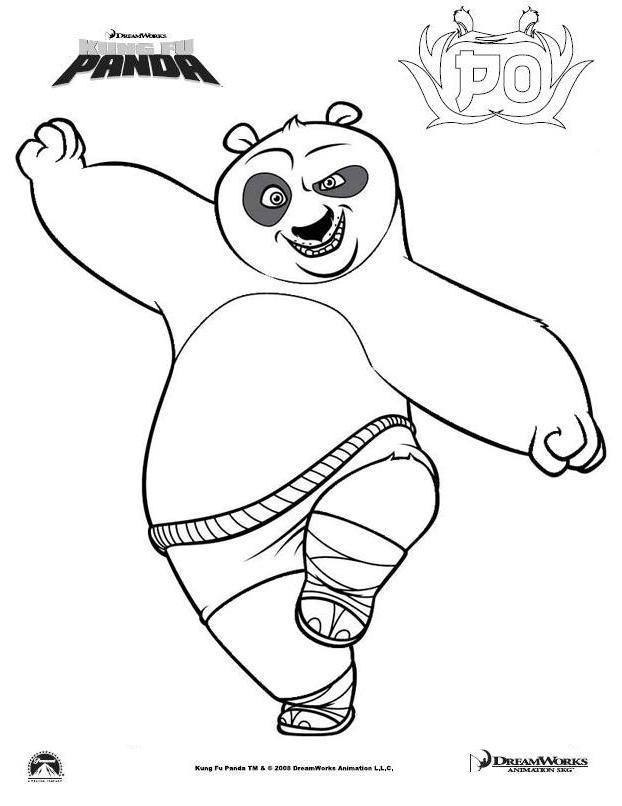 Dessin à colorier: Kung Fu Panda (Films d'animation) #73519 - Coloriages à Imprimer Gratuits
