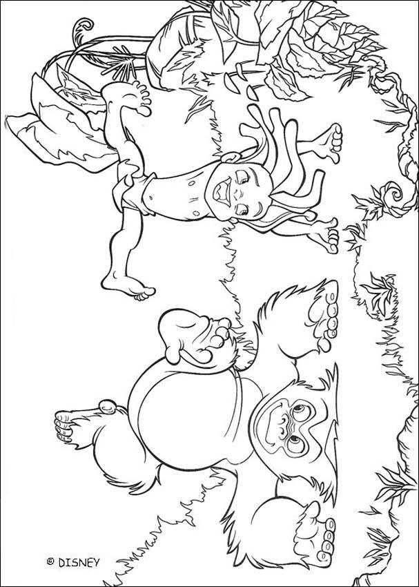 Dessin à colorier: Le Livre de la jungle (Films d'animation) #130170 - Coloriages à Imprimer Gratuits