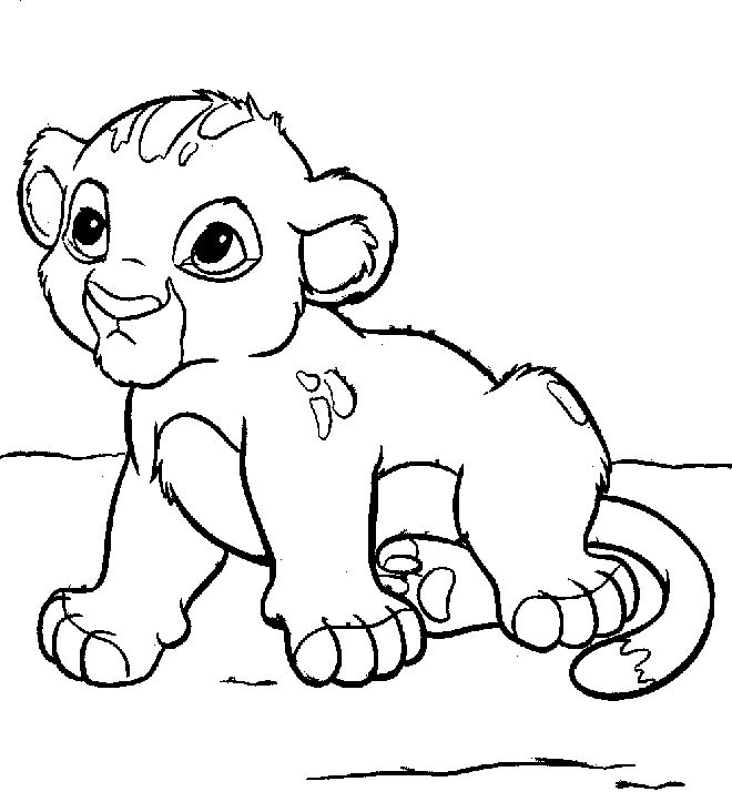 Dessin à colorier: Le Roi Lion (Films d'animation) #73634 - Coloriages à Imprimer Gratuits