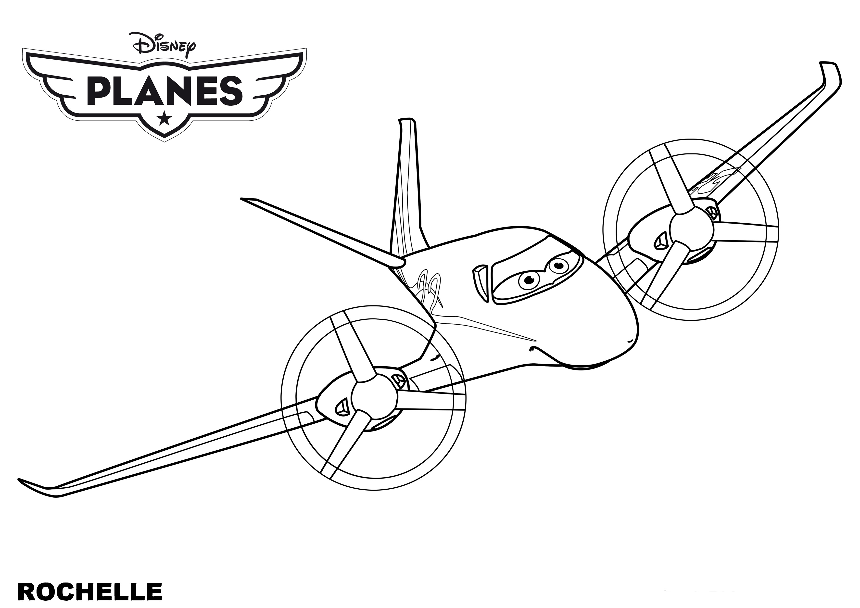Dessin à colorier: Les Avions (Planes) (Films d'animation) #132703 - Coloriages à Imprimer Gratuits