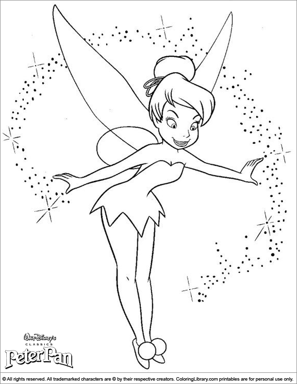 Dessin à colorier: Peter Pan (Films d'animation) #129000 - Coloriages à Imprimer Gratuits