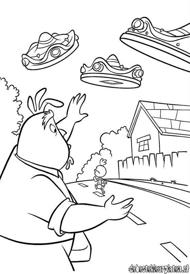 Dessin à colorier: Petit Poulet (Chicken Little) (Films d'animation) #73204 - Coloriages à Imprimer Gratuits