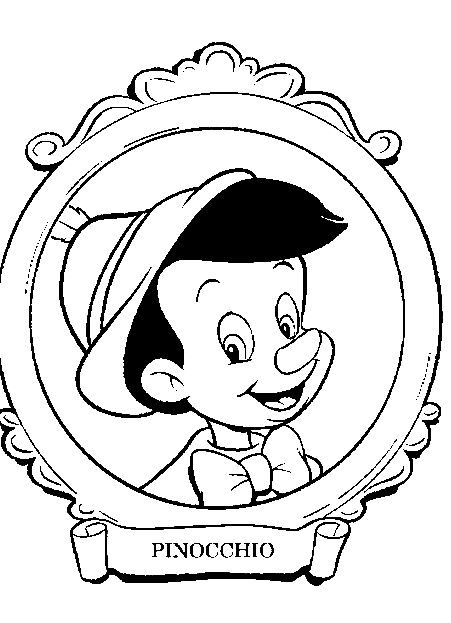 Dessin à colorier: Pinocchio (Films d'animation) #132241 - Coloriages à Imprimer Gratuits