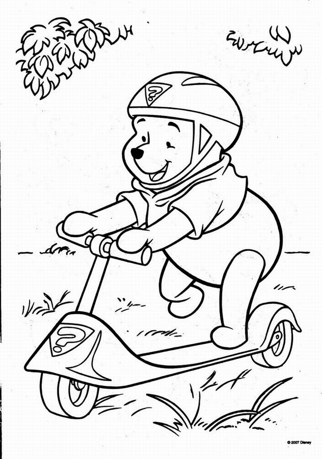 Dessin à colorier: Winnie l'Ourson (Films d'animation) #28631 - Coloriages à Imprimer Gratuits