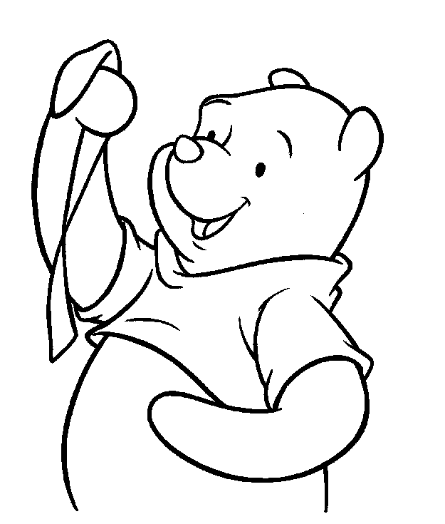 Dessin à colorier: Winnie l'Ourson (Films d'animation) #28664 - Coloriages à Imprimer Gratuits