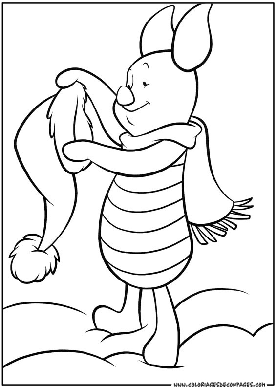 Dessin à colorier: Winnie l'Ourson (Films d'animation) #28744 - Coloriages à Imprimer Gratuits