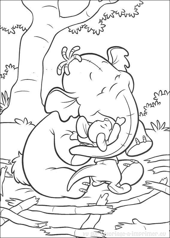 Dessin à colorier: Winnie l'Ourson (Films d'animation) #28838 - Coloriages à Imprimer Gratuits