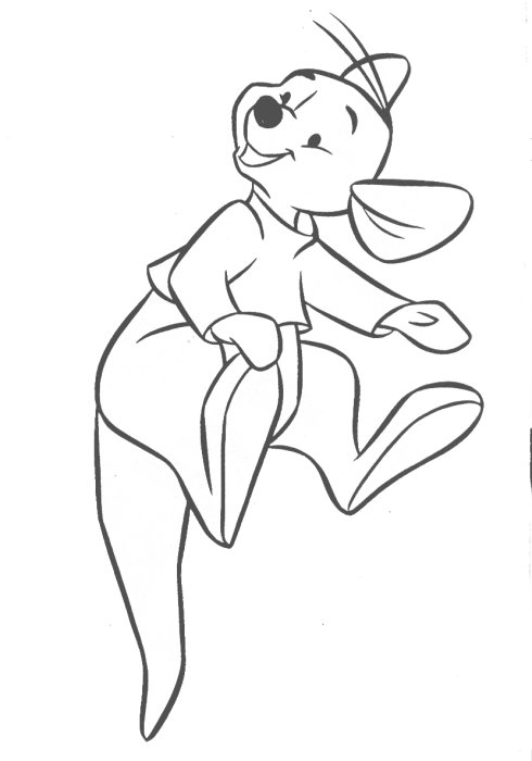 Dessin à colorier: Winnie l'Ourson (Films d'animation) #28889 - Coloriages à Imprimer Gratuits