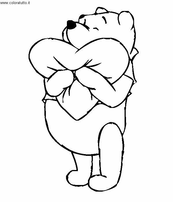 Dessin à colorier: Winnie l'Ourson (Films d'animation) #28907 - Coloriages à Imprimer Gratuits