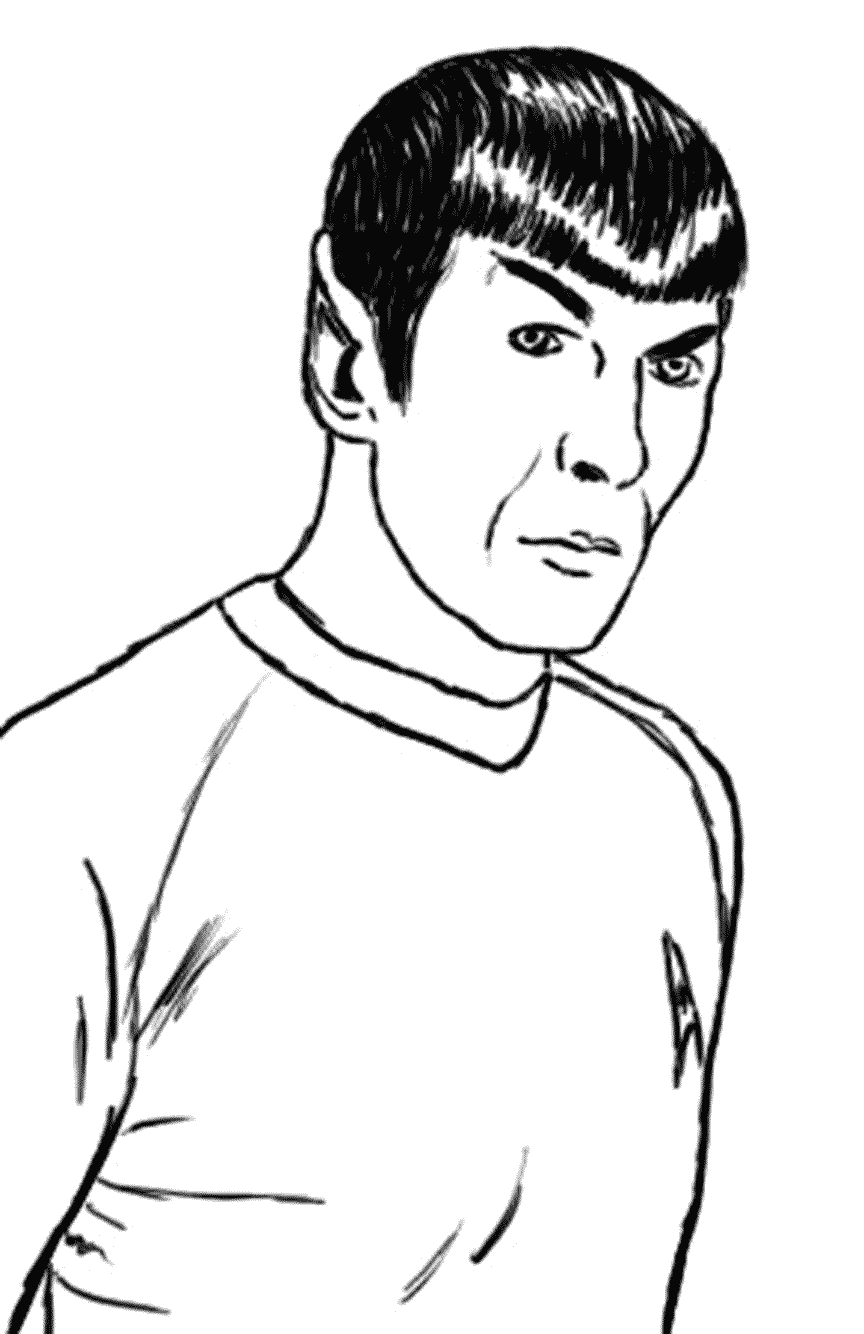 Dessin à colorier: Star Trek (Films) #70133 - Coloriages à Imprimer Gratuits