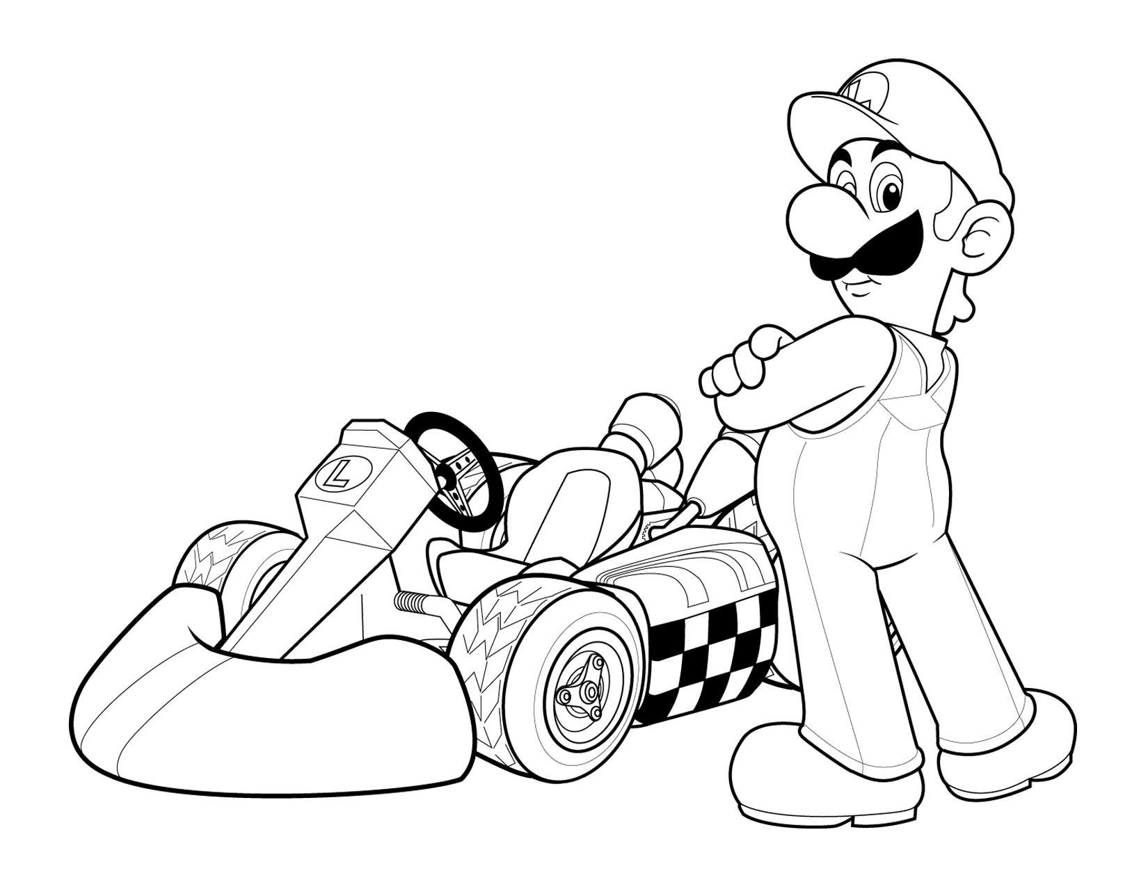 Dessin à colorier: Mario Bros (Jeux Vidéos) #112478 - Coloriages à Imprimer Gratuits