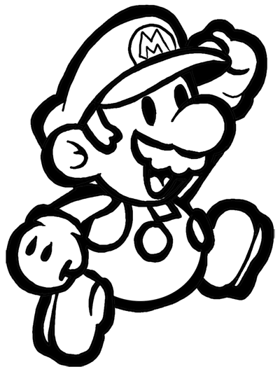 Dessin à colorier: Mario Bros (Jeux Vidéos) #112495 - Coloriages à Imprimer Gratuits