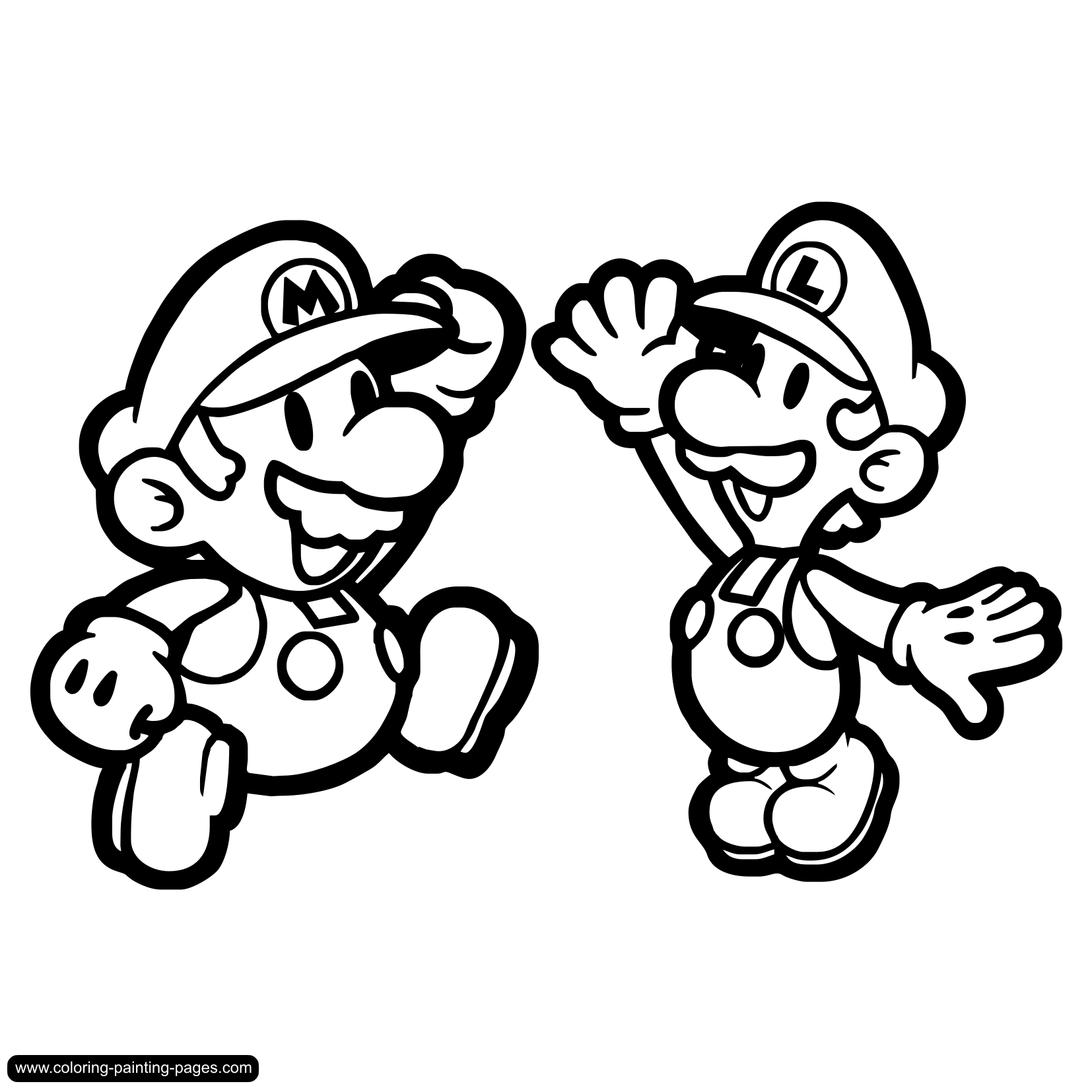 Dessin à colorier: Mario Bros (Jeux Vidéos) #112550 - Coloriages à Imprimer Gratuits