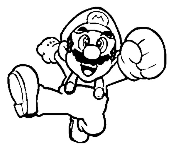 Dessin à colorier: Super Mario Bros (Jeux Vidéos) #153625 - Coloriages à Imprimer Gratuits