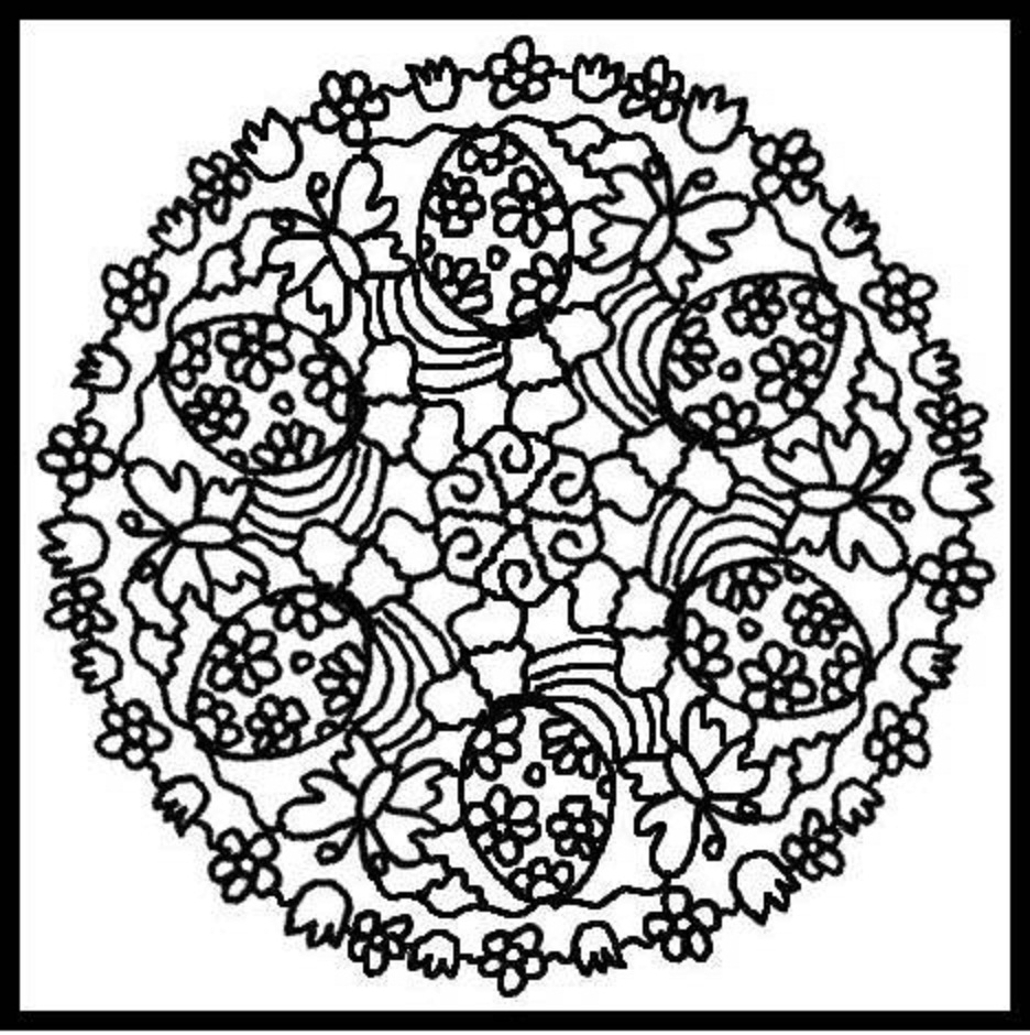 Dessin à colorier: Mandalas Fleurs (Mandalas) #117127 - Coloriages à Imprimer Gratuits