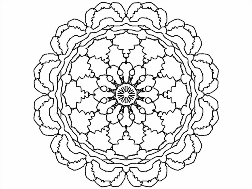 Dessin à colorier: Mandalas Fleurs (Mandalas) #117261 - Coloriages à Imprimer Gratuits