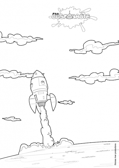Dessin à colorier: Astronaute (Métiers et Professions) #87621 - Coloriages à Imprimer Gratuits