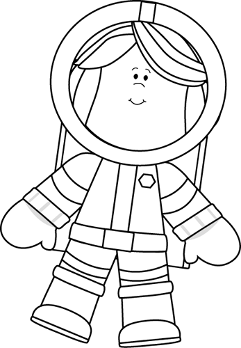 Dessin à colorier: Astronaute (Métiers et Professions) #87732 - Coloriages à Imprimer Gratuits