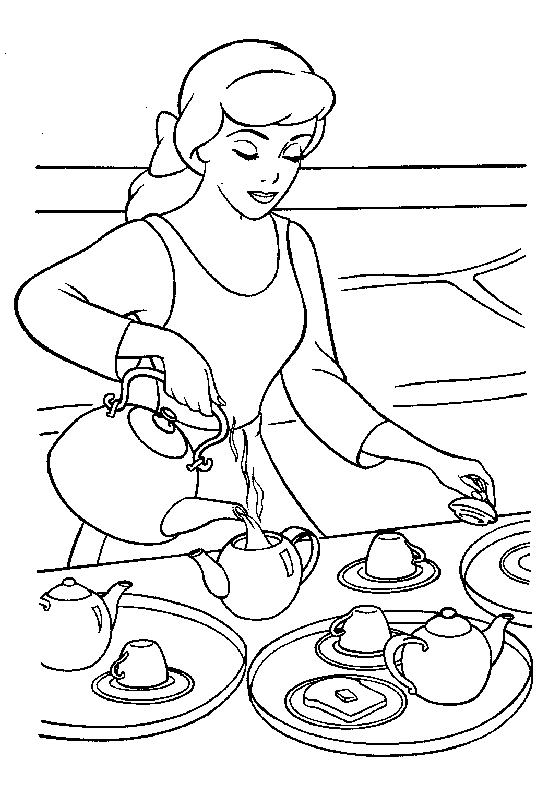 Dessin à colorier: Cuisinier / Cuisinière (Métiers et Professions) #92023 - Coloriages à Imprimer Gratuits