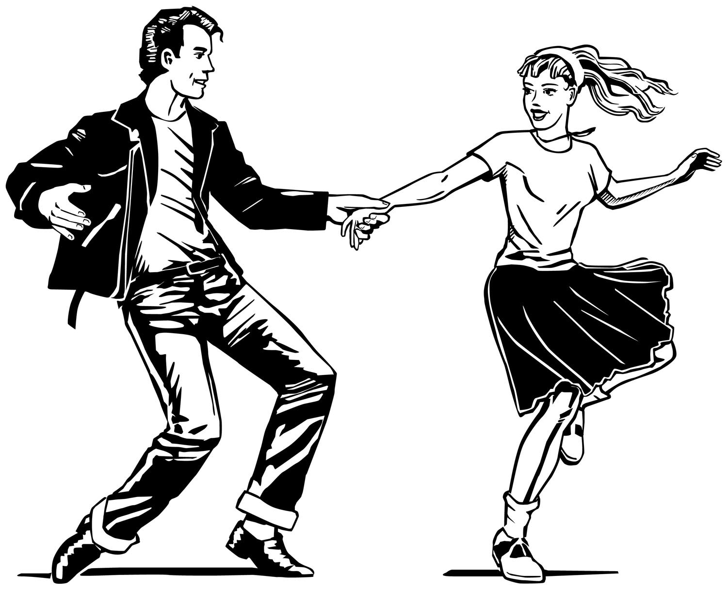 Dessin à colorier: Danseur / Danseuse (Métiers et Professions) #92320 - Coloriages à Imprimer Gratuits