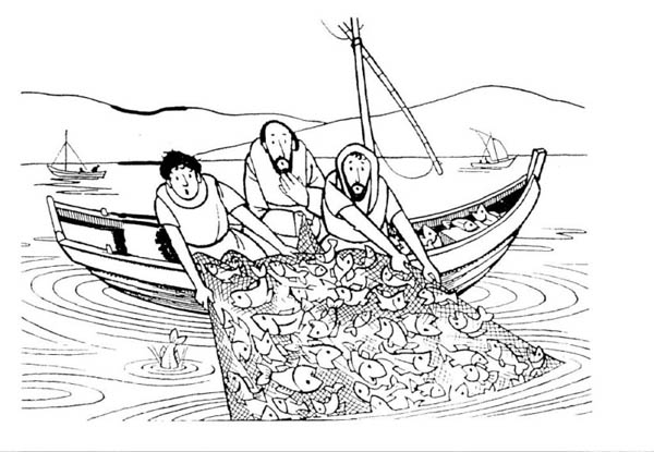 Dessin à colorier: Pêcheur (Métiers et Professions) #103989 - Coloriages à Imprimer Gratuits