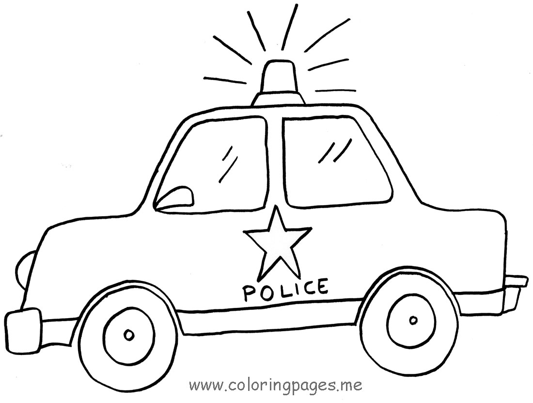 Dessin à colorier: Policier (Métiers et Professions) #105446 - Coloriages à Imprimer Gratuits