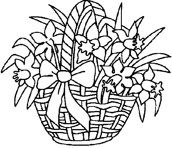 Dessin à colorier: Bouquet de fleurs (Nature) #160833 - Coloriages à Imprimer Gratuits