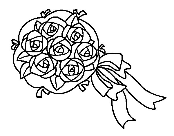 Dessin à colorier: Bouquet de fleurs (Nature) #160857 - Coloriages à Imprimer Gratuits