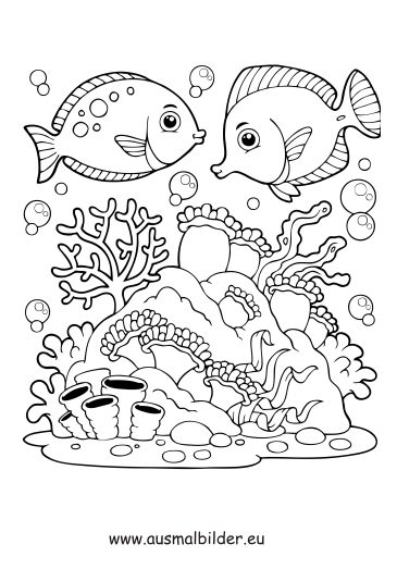 Dessin à colorier: Corail (Nature) #163017 - Coloriages à Imprimer Gratuits
