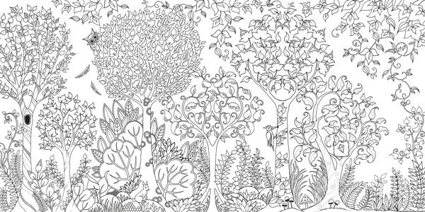 Dessin à colorier: Forêt (Nature) #157030 - Coloriages à Imprimer Gratuits