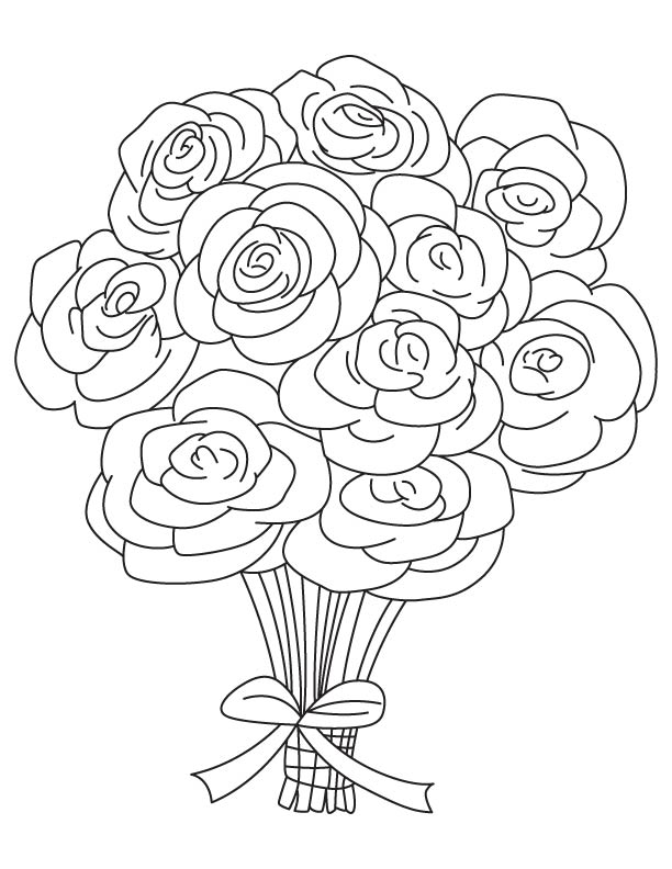  Coloriage  Roses 28 Nature Coloriages   imprimer