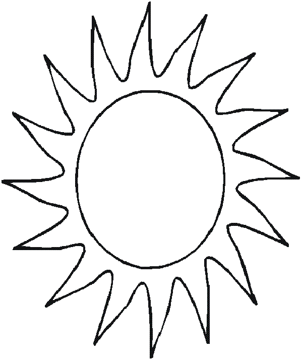 Dessin à colorier: Soleil (Nature) #157918 - Coloriages à Imprimer Gratuits