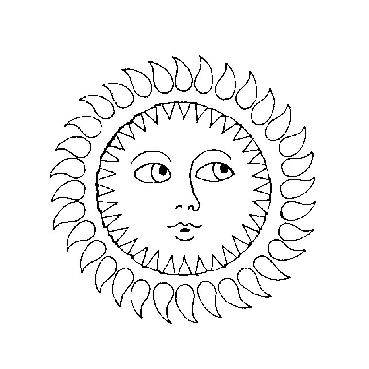 Dessin à colorier: Soleil (Nature) #157941 - Coloriages à Imprimer Gratuits