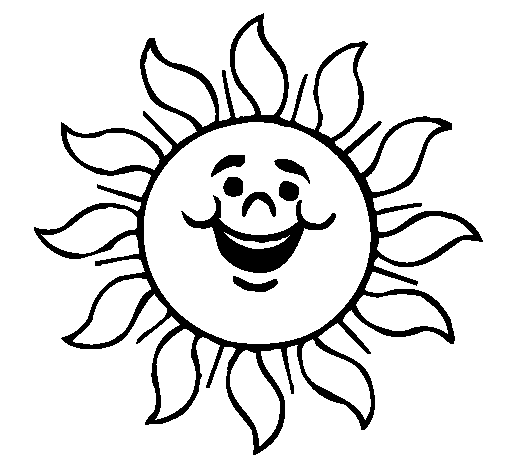 Dessin à colorier: Soleil (Nature) #157944 - Coloriages à Imprimer Gratuits