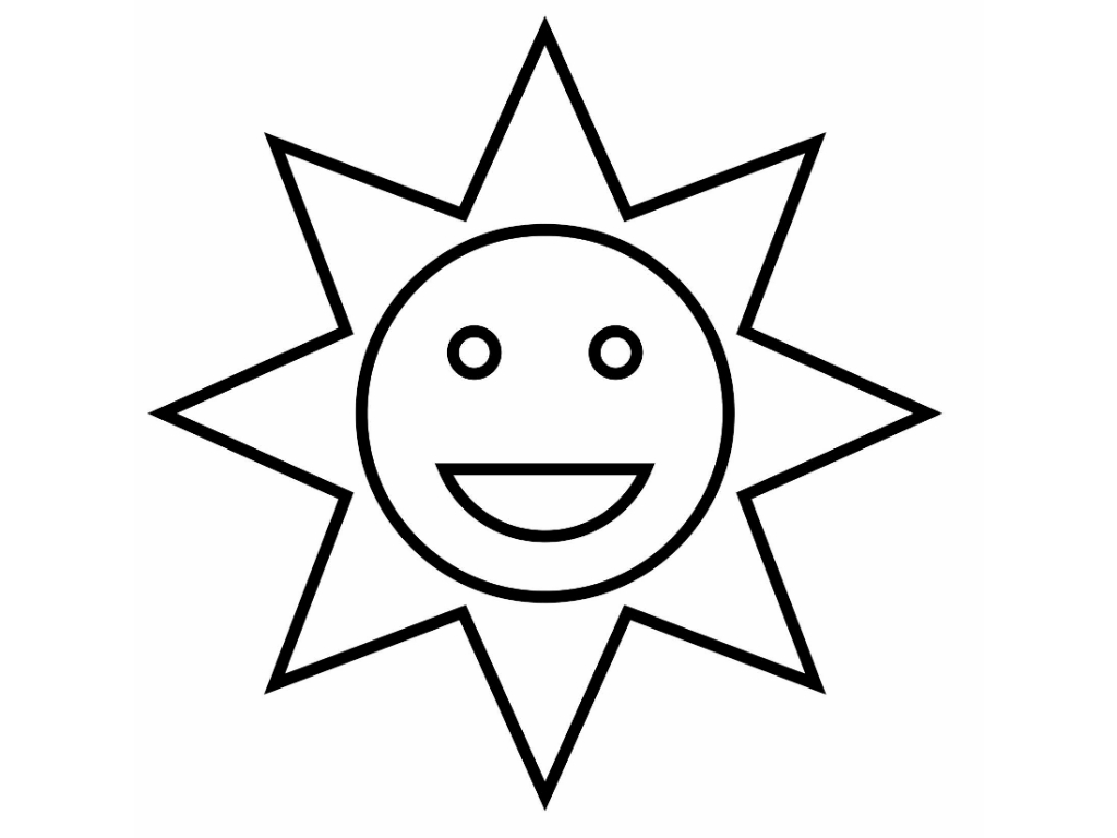 Dessin à colorier: Soleil (Nature) #158019 - Coloriages à Imprimer Gratuits