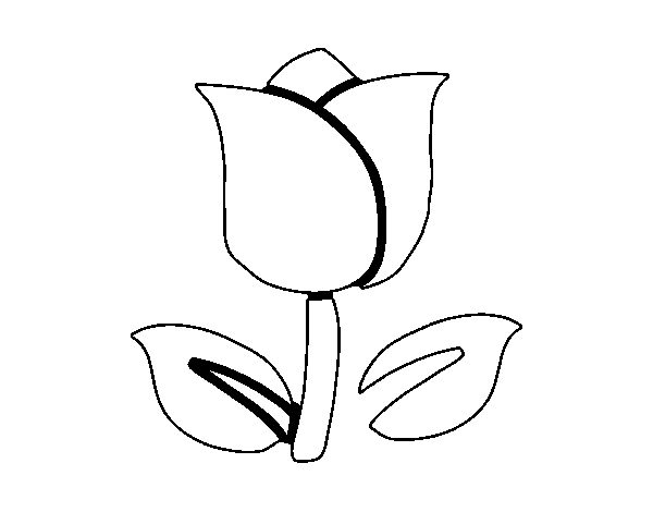 Dessin à colorier: Tulipe (Nature) #161638 - Coloriages à Imprimer Gratuits