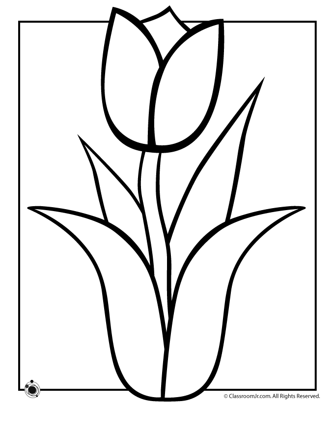 Dessin à colorier: Tulipe (Nature) #161699 - Coloriages à Imprimer Gratuits