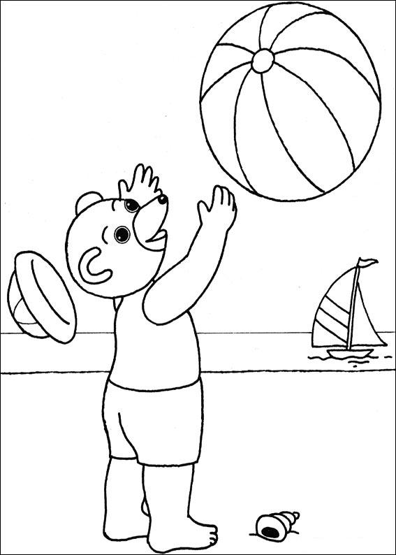 Dessin à colorier: Ballon de plage (Objets) #168971 - Coloriages à Imprimer Gratuits