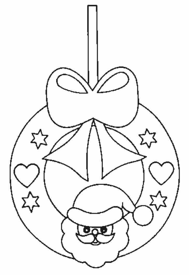 Dessin à colorier: Couronne de Noël (Objets) #169406 - Coloriages à Imprimer Gratuits