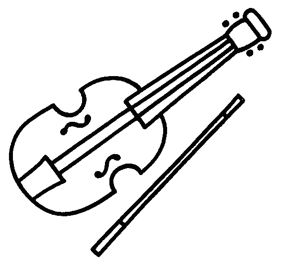 Dessin à colorier: Instruments de musique (Objets) #167124 - Coloriages à Imprimer Gratuits