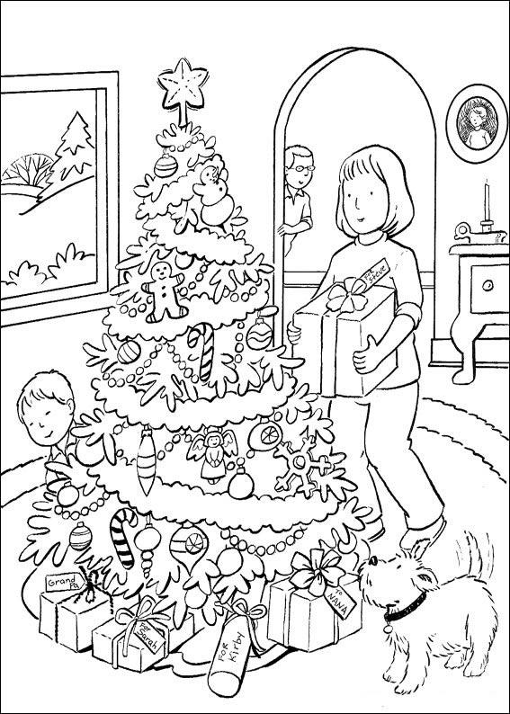Dessin à colorier: Sapin de Noël (Objets) #167511 - Coloriages à Imprimer Gratuits